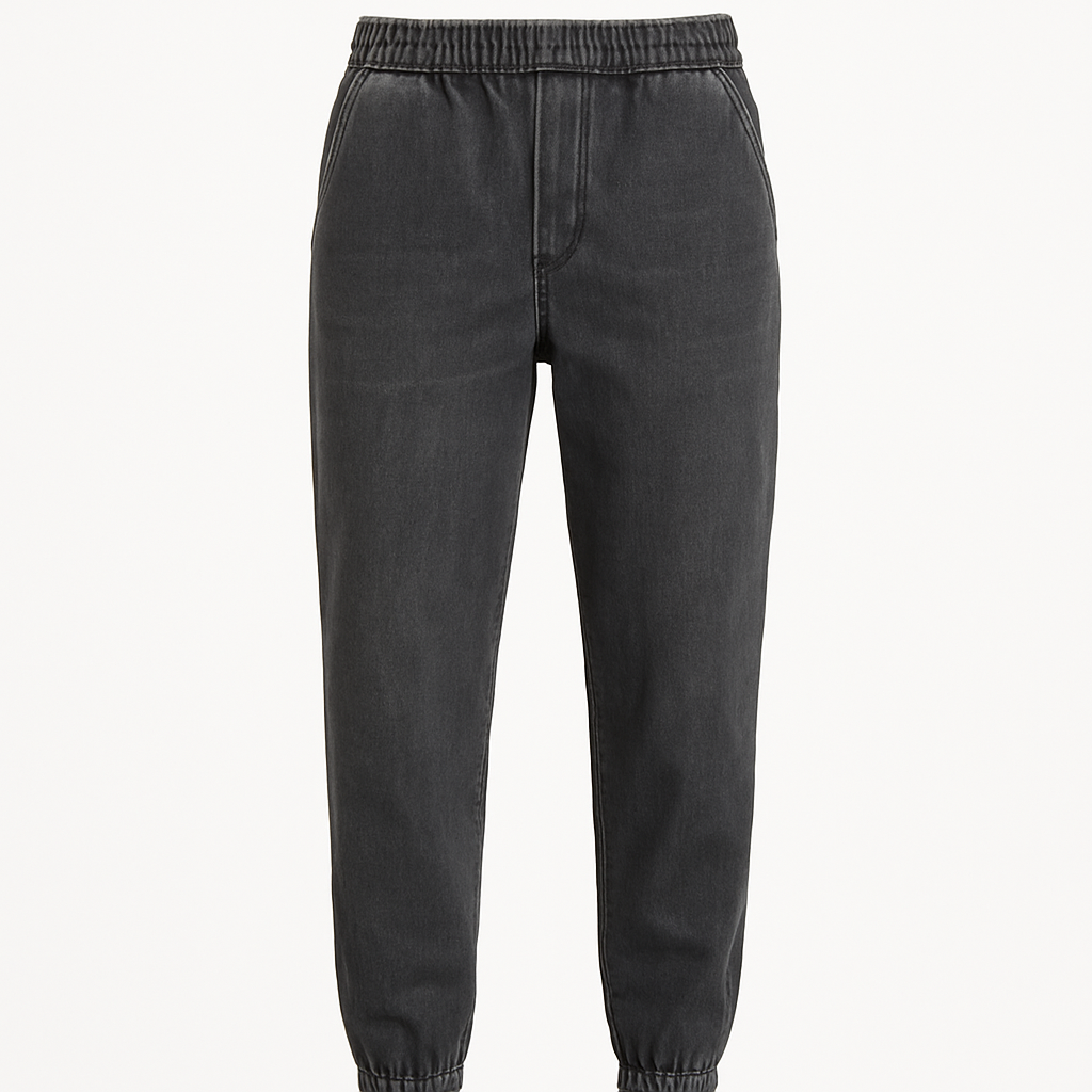 Charcoal Denim Joggers
