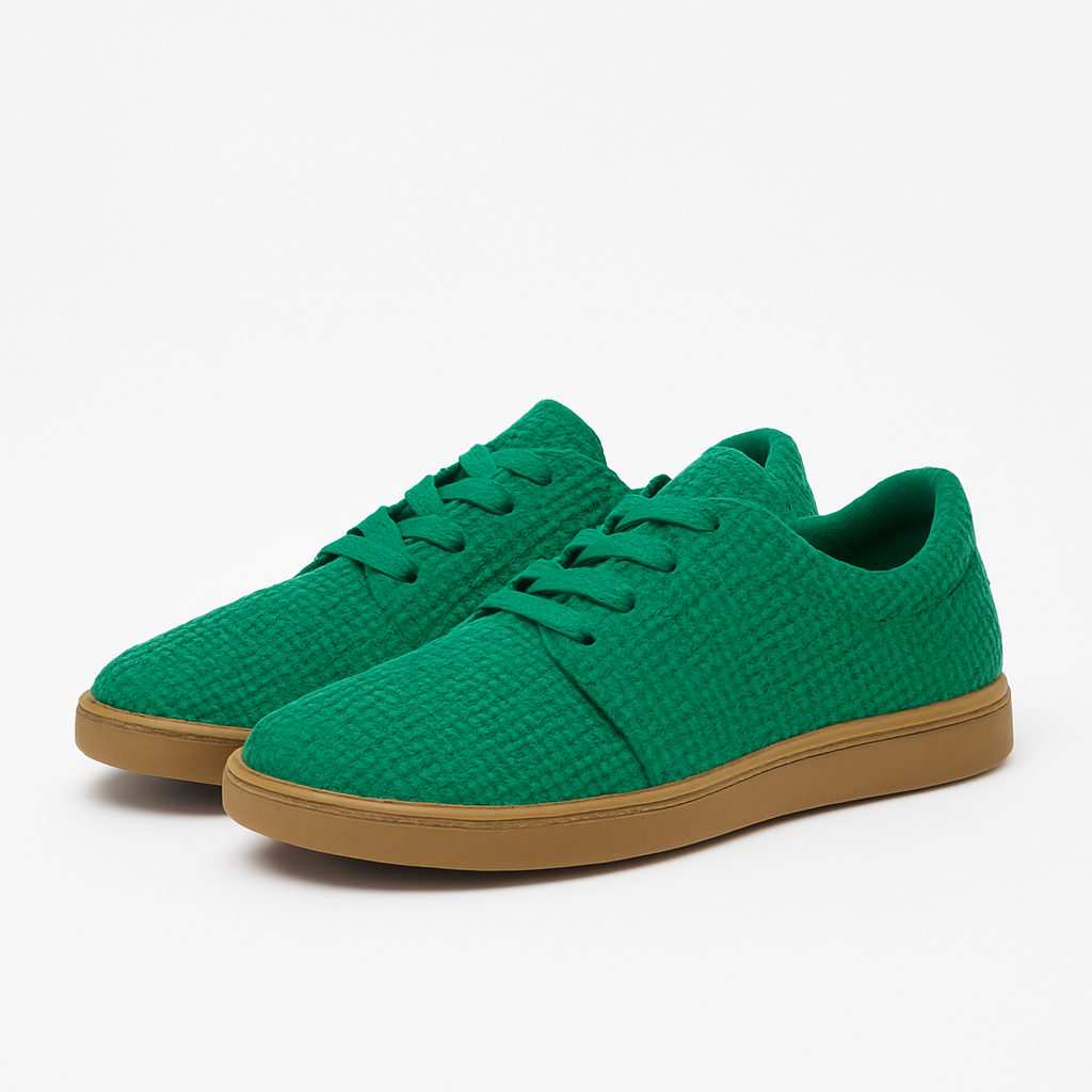 Emerald Woven Sneakers
