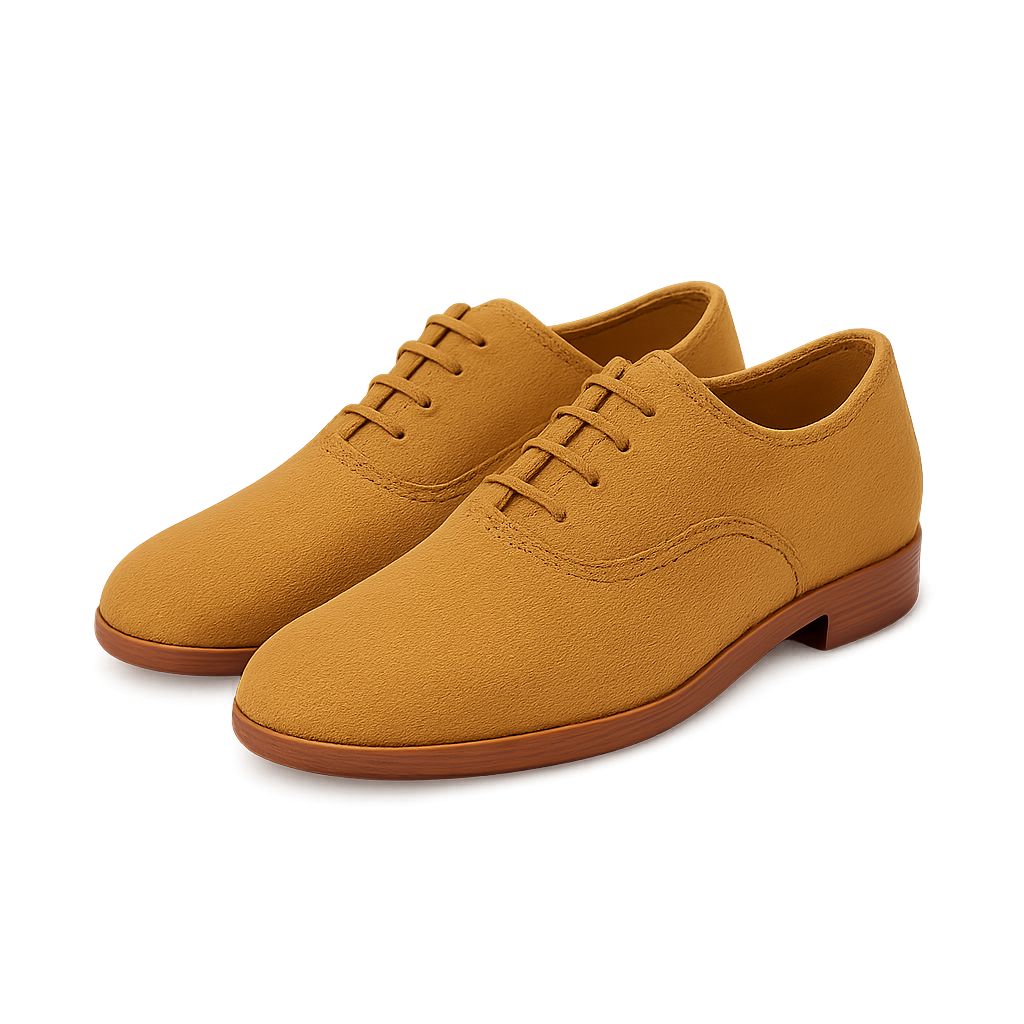 Ochre Wool Oxfords