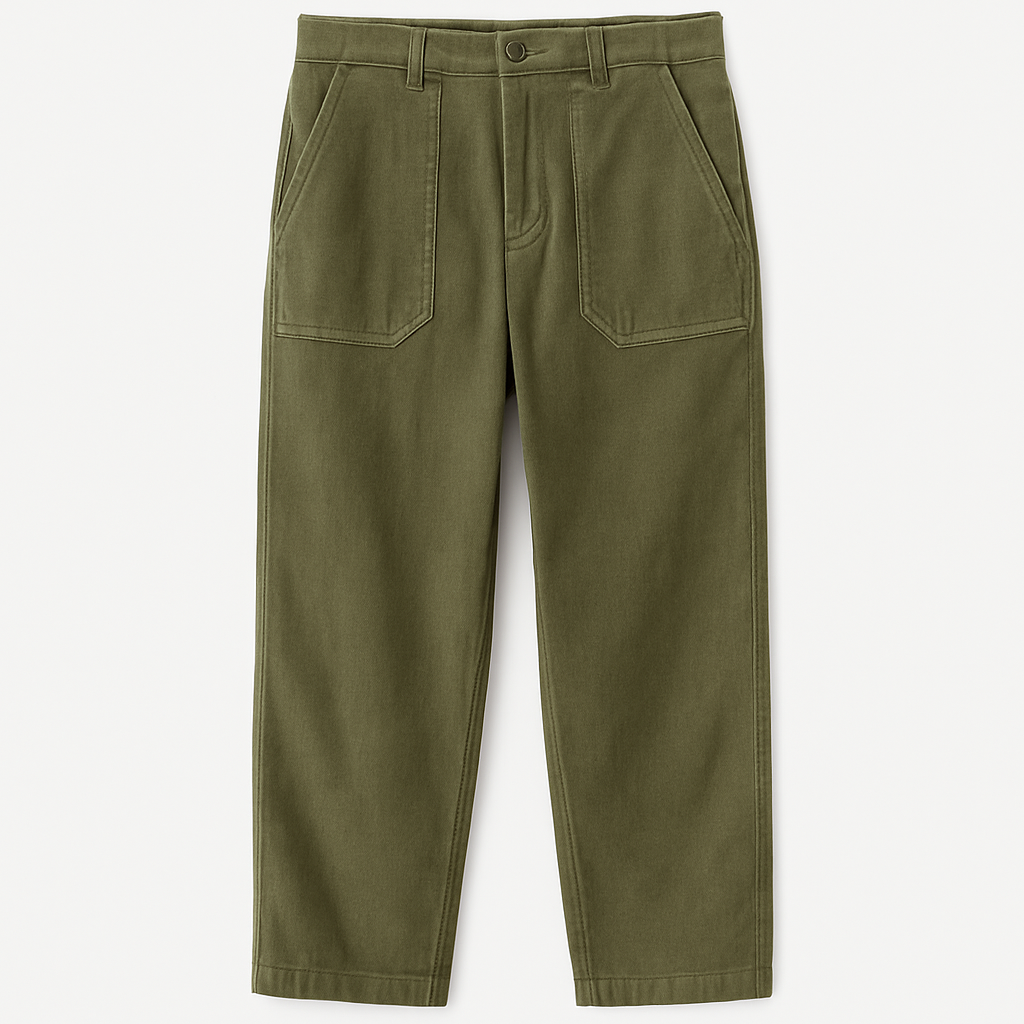 Olive Corduroy Pants